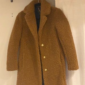 J.crew teddy coat xxs worn once